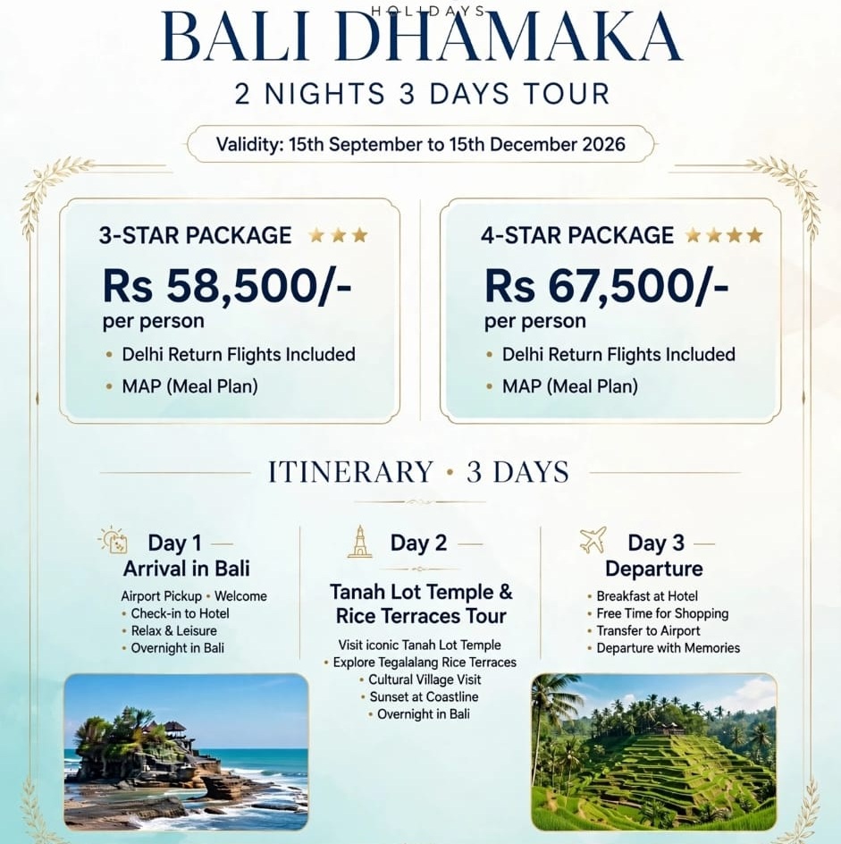 Bali Dhamaka Tour